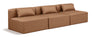 Cube - Modular 3 Seat Armless Sofa