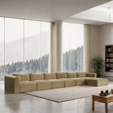 Shaggy - 6 Piece Modular Sectional With Chaise