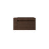 Floating Bathroom Vanity Cabinet, Soft Close Double Drawers, Open Side Storage, Wall Mounted, Cabinet Only