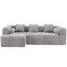 Sectional Free Combined Sofa With 2 Side Pockets