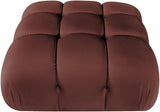 Orin - Velvet Performance Fabric Upholstered Modular Ottoman