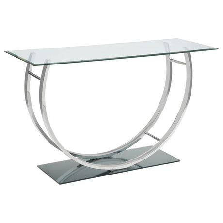 Danville - Rectangular U-Shaped Glass Top Table