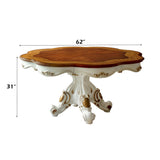 Picardy - Dining Table - Antique Pearl & Cherry Oak