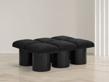 Pavilion - 6 Piece Modular Bench With Black Base