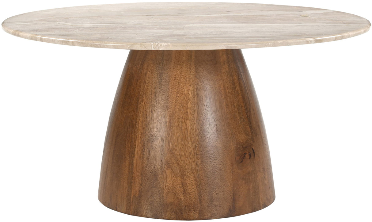 Liona - Marble And Mango Wood Table