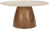 Liona - Marble And Mango Wood Table