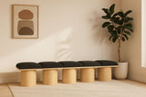 Pavilion - 5 Piece Modular Bench With Natural Base