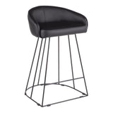 Canary - Counter Stool (Set of 2) - Black Metal