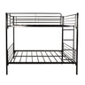 Space Saving Bunk Bed With Metal Frame And Ladder