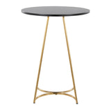 Cece - Counter Table - Gold Metal