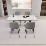 Modern Extendable Dining Table And Chair Set