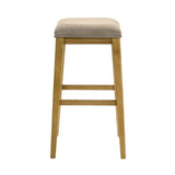 Jane - Contemporary Transitional Wood Bar Height Kitchen Bar Stool