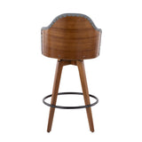 Ahoy - Counter Stool - Walnut Frame
