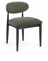 Riccio - Fabric Dining Side Chair (Set of 2) - Black Frame