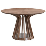 Seda - Round Dining Table - Walnut