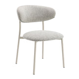 Kalam - Side Chair (Set of 2) - Gray Fabric & Beige