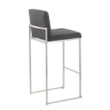 Fuji - High Back Upholstered Barstool Set