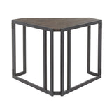 Roman - Corner Desk - Dark Brown