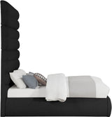 Adam - Boucle Fabric Bed With 89" Headboard