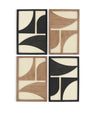 Cadence - 4 Piece Two-Color Wall Art