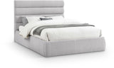 Adam - Linen Fabric Bed With 52" Headboard