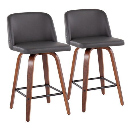 Tintori - Counter Stool With Square Footrest Set