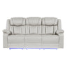 Challenger - LED Power Recliner Sofa