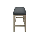 Upholstered Bench With Solid Legs
