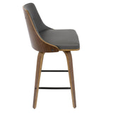 Gianna - Counter Stool (Set of 2) - Walnut Frame