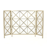 Margaret - 3 Panel Fireplace Screen Iron
