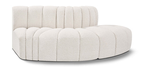 Arc - Boucle Fabric 3 Piece Modular Sofa