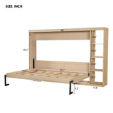 Murphy Bed With Bookshelf And Storage