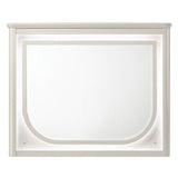 Laveda - Mirror With LED - Pearl White