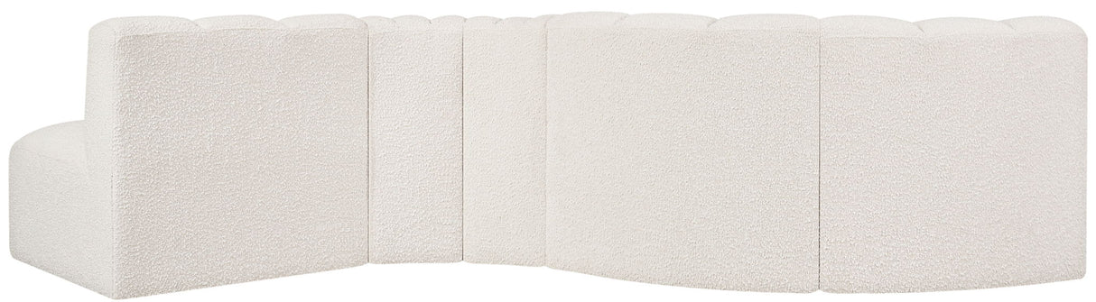 Arc - Boucle Fabric 5 Piece Modular Sofa