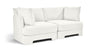 Hammond - Velvet Performance Fabric Upholstered 2 Piece Loveseat