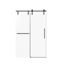 Frameless Single Sliding Shower Doors With Towel Rail & Handle