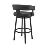 Cohen - Swivel Bar Stool - Black Finish