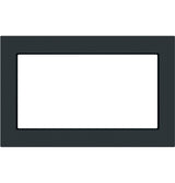 GE Profile JX7227FMDS 27 Inch Built-In Trim Kit Fingerprint Resistant Black Slate front view