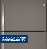 GE ENERGY STAR 23.6 Cu. Ft. Counter-Depth Side-By-Side Refrigerator with Extra Tall Dispenser and In-Door Icemaker - GZE24NYYFS