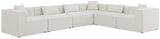 Cube - Linen 6 Piece Modular Corner Sectional