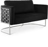 Casa - Loveseat with Chrome Legs