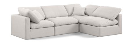 Indulge - Linen 4 Piece Modular Sectional