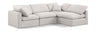 Indulge - Linen 4 Piece Modular Sectional
