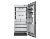 Dacor DRZ36980RAP column freezer angled view