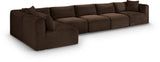 Shaggy - 6 Piece Modular Sectional