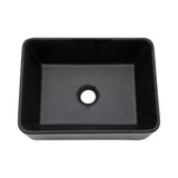 Sleek Ceramic Rectangular Vessel Bathroom Sink