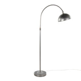Emery - Metal Floor Lamp - Vintage Metal, Clear Crystal