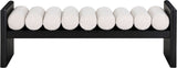 Waverly - Bench With Black Frame