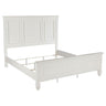 Sandy Beach - 63" Panel Bed with High Headboard