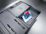 Bosch SHE43DM5N dishwasher detergent dispenser detail